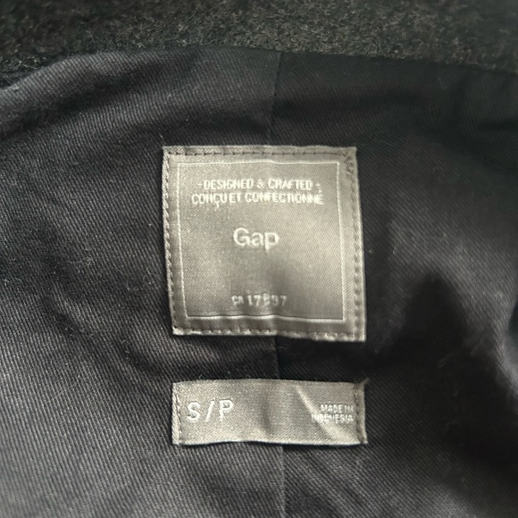 GAP gray sturdy whool coat S - Picture 7 of 8